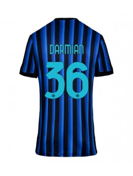 Billige Inter Milan Matteo Darmian #36 Hjemmedrakt Dame 2025-26 Kortermet